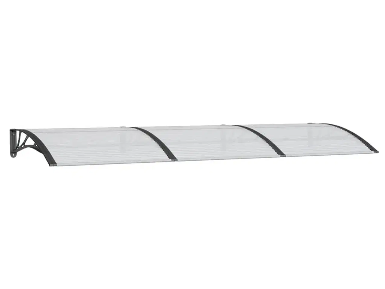 Billede 2 - Dørbaldakin 300x100 cm polycarbonat sort