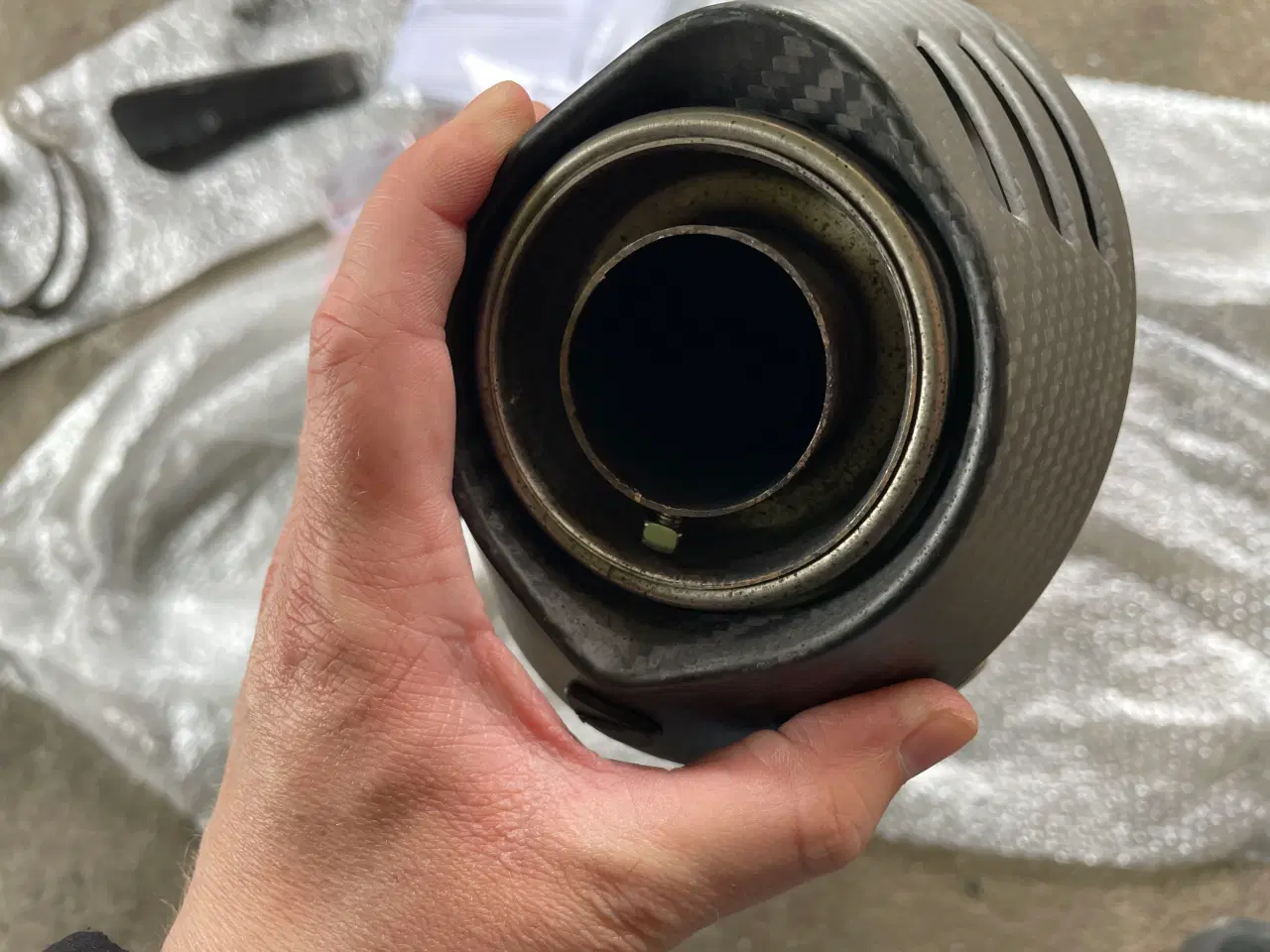 Billede 3 - Mivv Oval Carbon sportsudstødning til BMW R1250