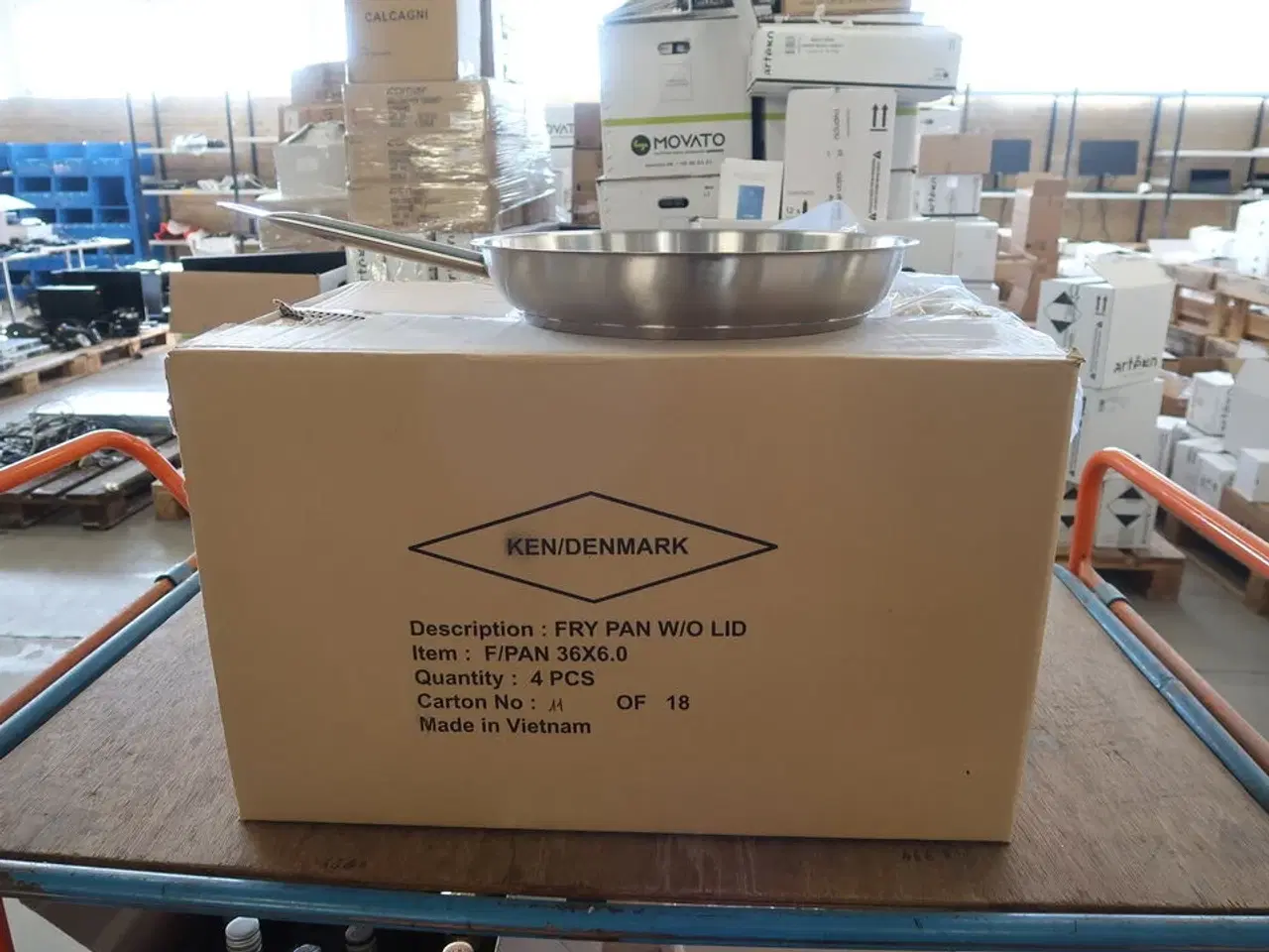 Billede 4 - 4stk. Stegepander i stål  HORECA GROUP 201636