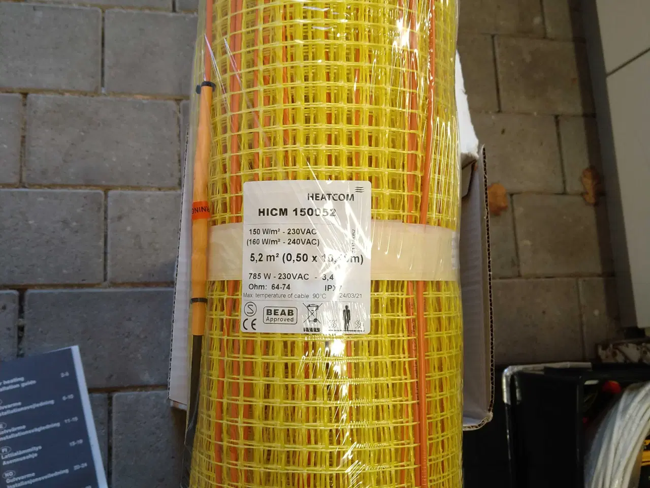 Billede 3 - El-Gulvvarme måtte