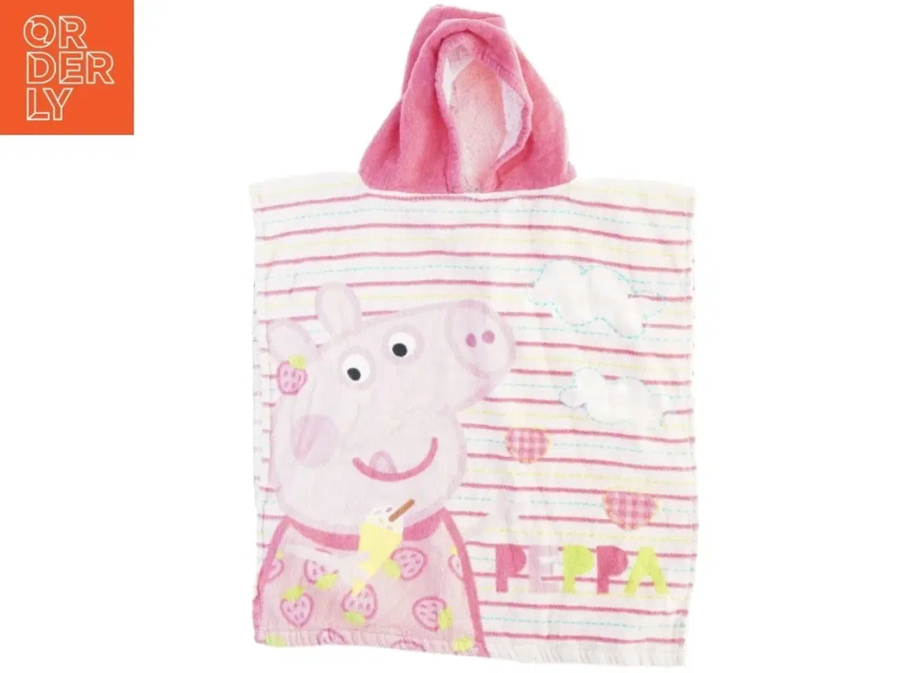 Billede 1 - Børne badekåbe med hætte fra Gurli Gris (str. 50 x 47 cm)