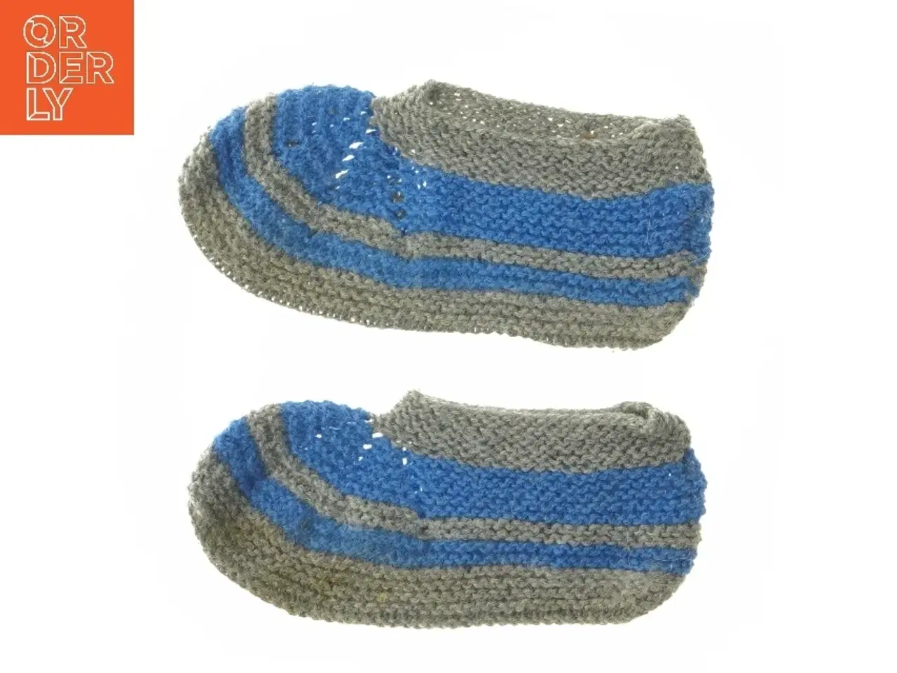 Billede 1 - Strikkede hjemmesko (str. 24 cm)
