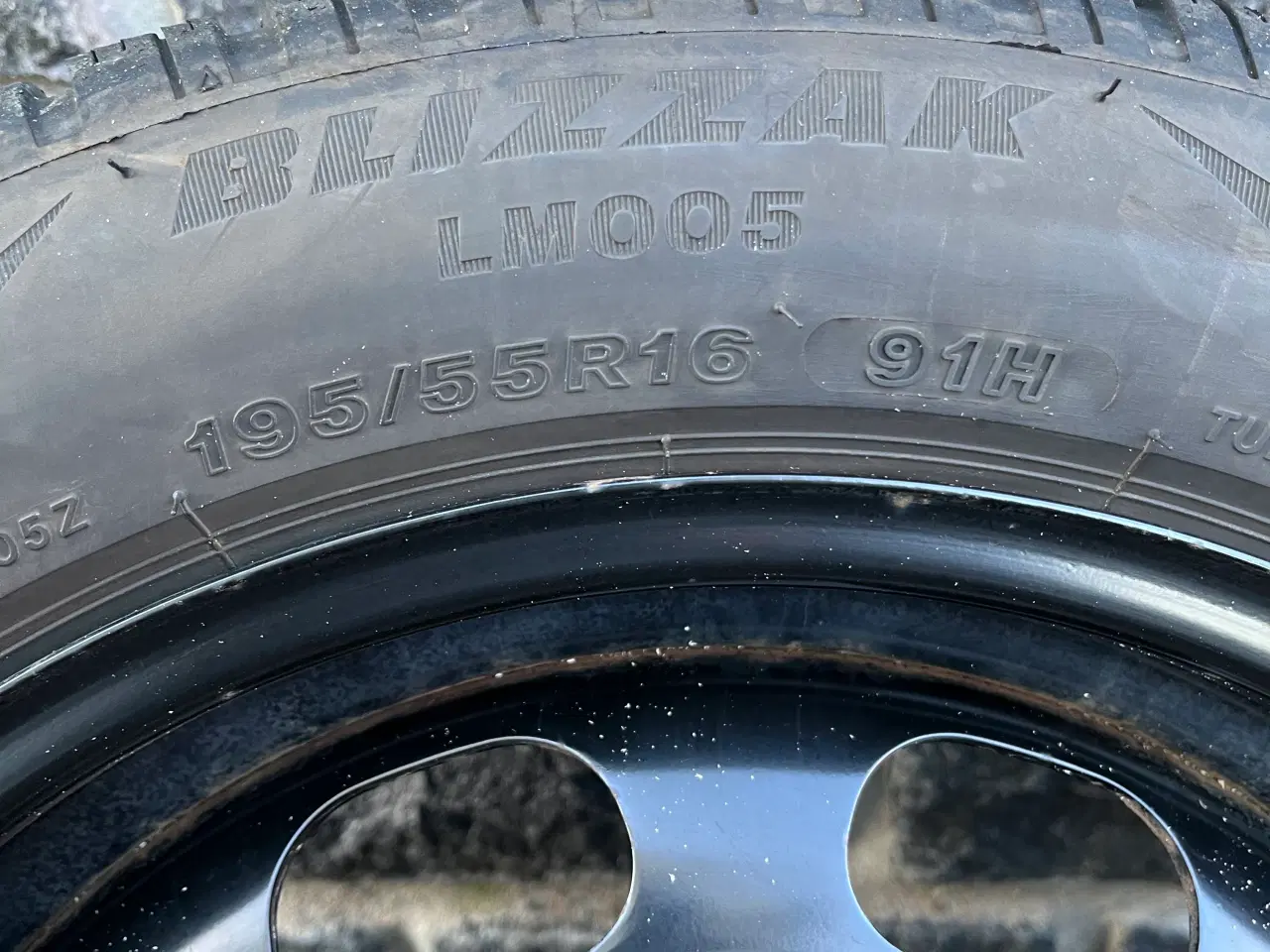 Billede 2 - Stålfælge med gode vinterdæk til nyere Opel Corsa