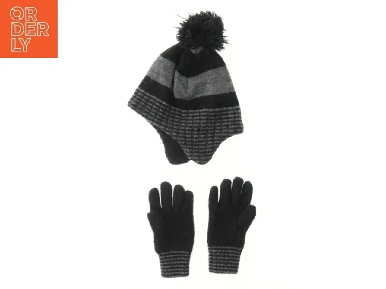 Billede 2 - Hue og vanter til børn fra H&M (str. Hue 92/104 vandter 18 cm)