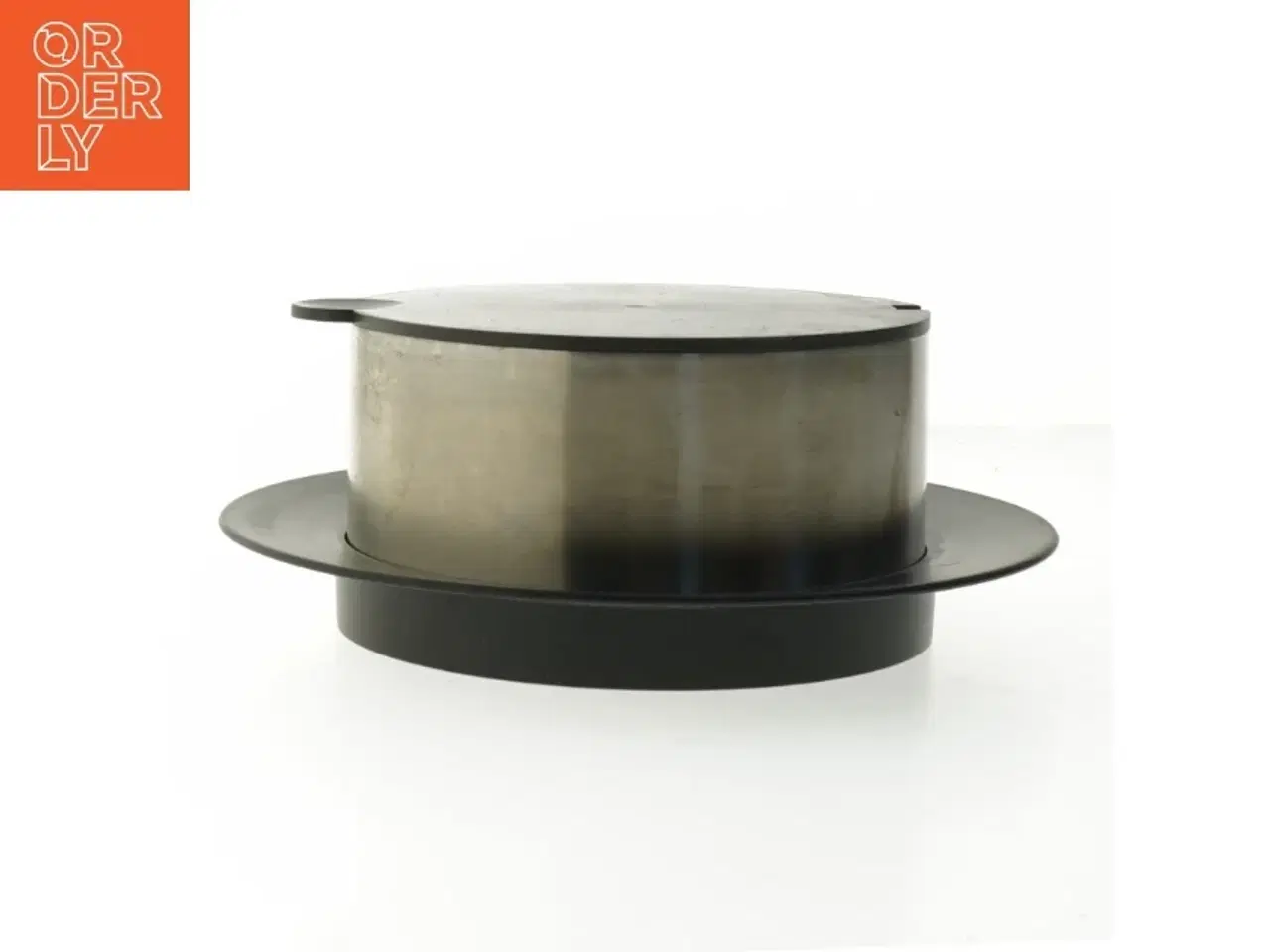 Billede 1 - Sort gryde med låg (str. Ø 23 cm)