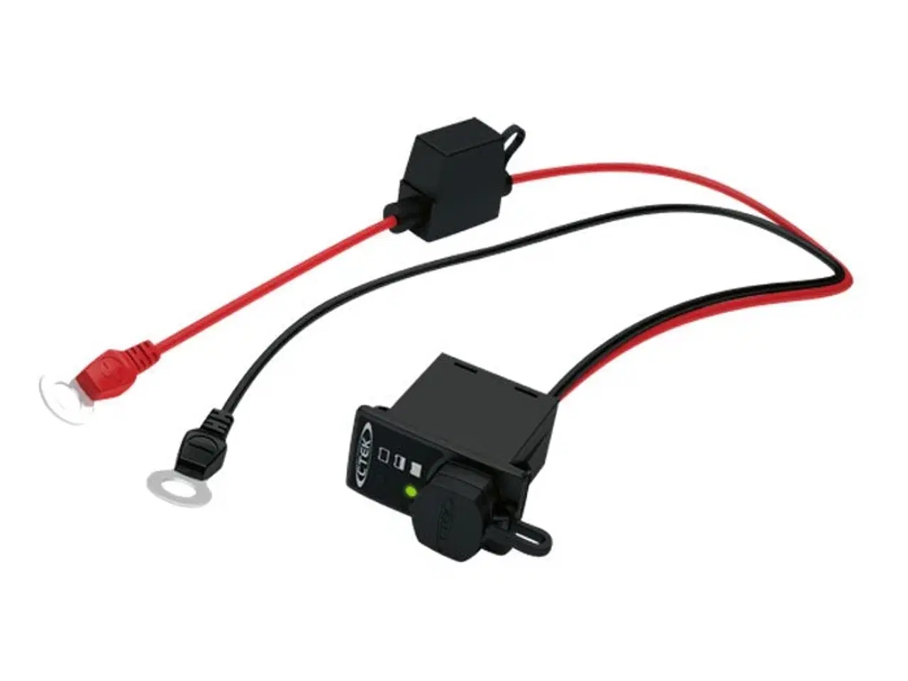 Billede 1 - CTEK indikatorpanel med m8 Kabelsko