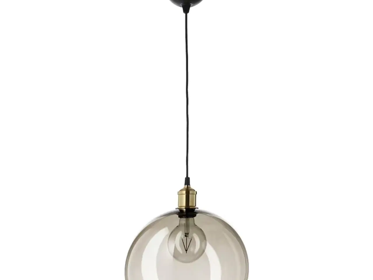 Billede 1 - Spisebordslampe glas sælges. Ikea "Jakonsbyn" 