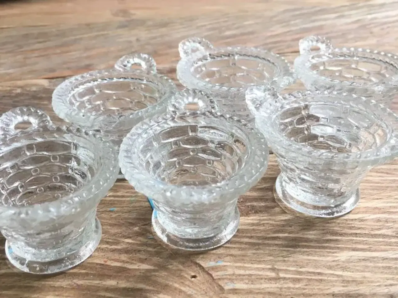 Billede 4 - Seks små glas skåle