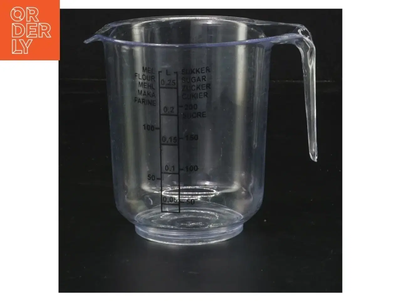 Billede 1 - Plastik målebæger 0,25 l (str. 0,25 l)