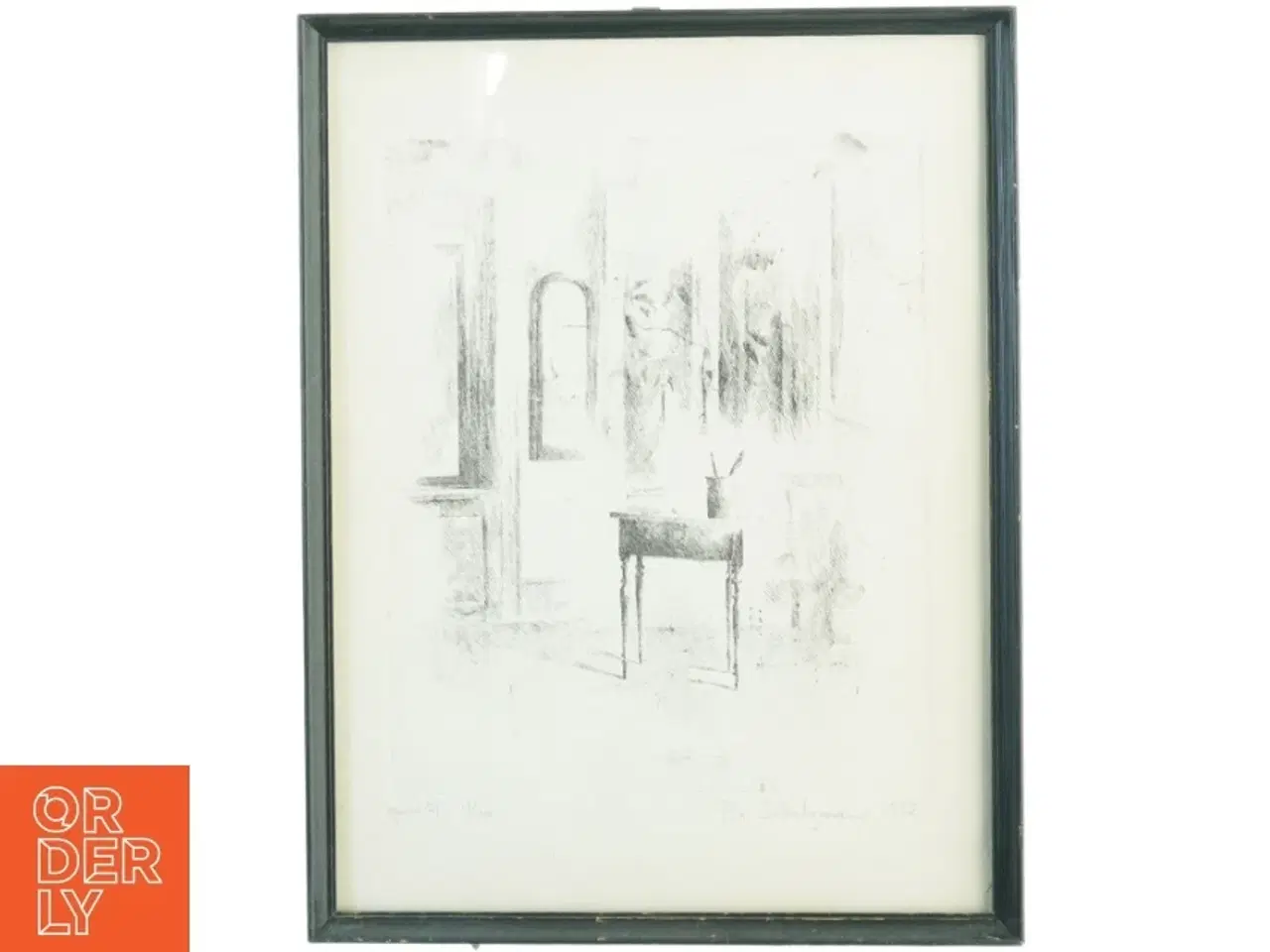 Billede 1 - Pia Schutzmann litografi (str. 42 x 32 cm)