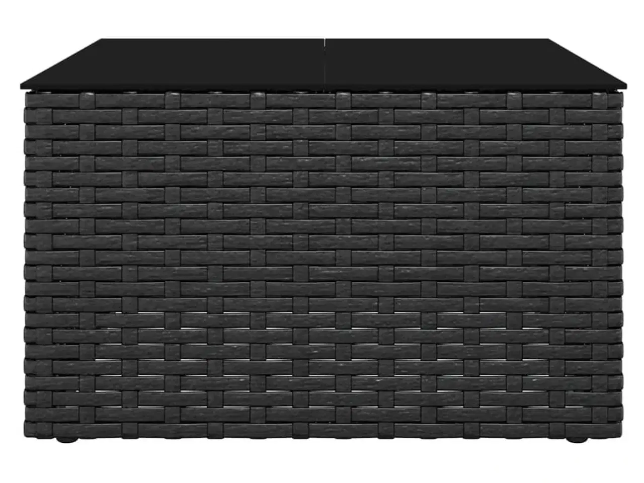 Billede 9 - Loungesæt til haven 2 dele med hynder polyrattan sort