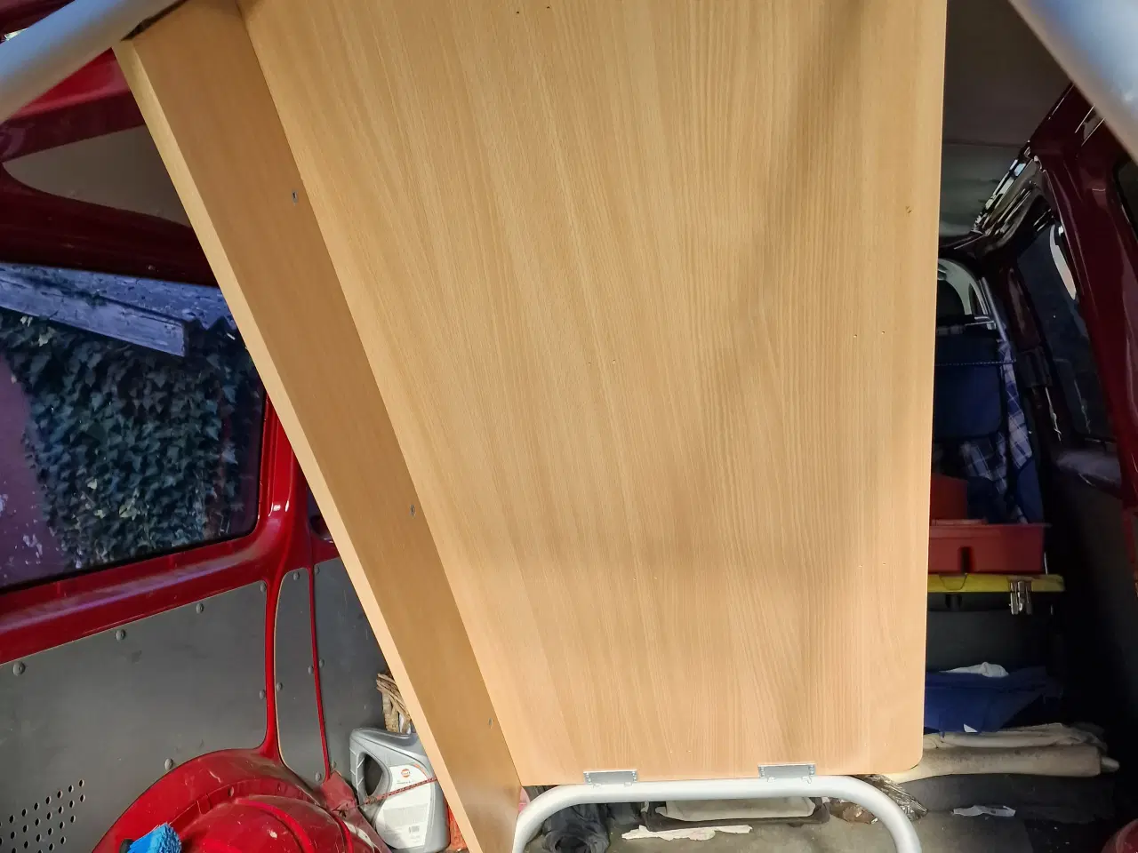 Billede 3 - Skrivebord med lys bøg bordplade 