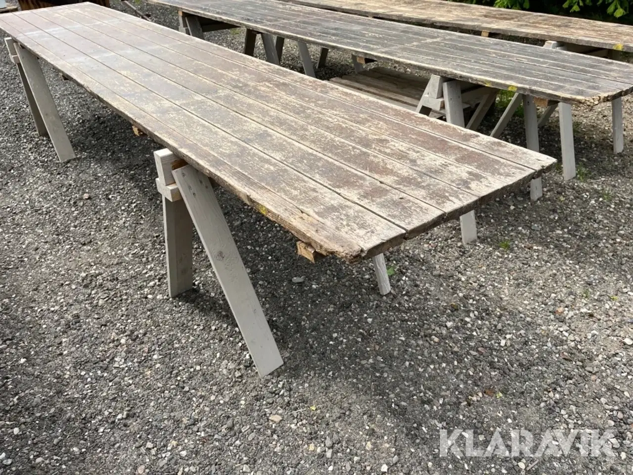 Billede 9 - Bukkeborde ekstra stålben medfølger