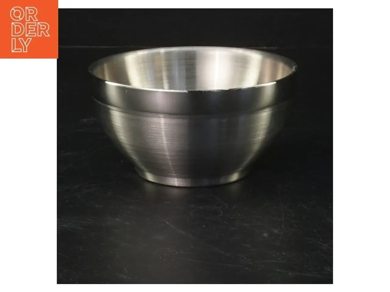 Billede 1 - Rustfri stålkål (str. Ø. 12 cm. længde. 6,5 cm)