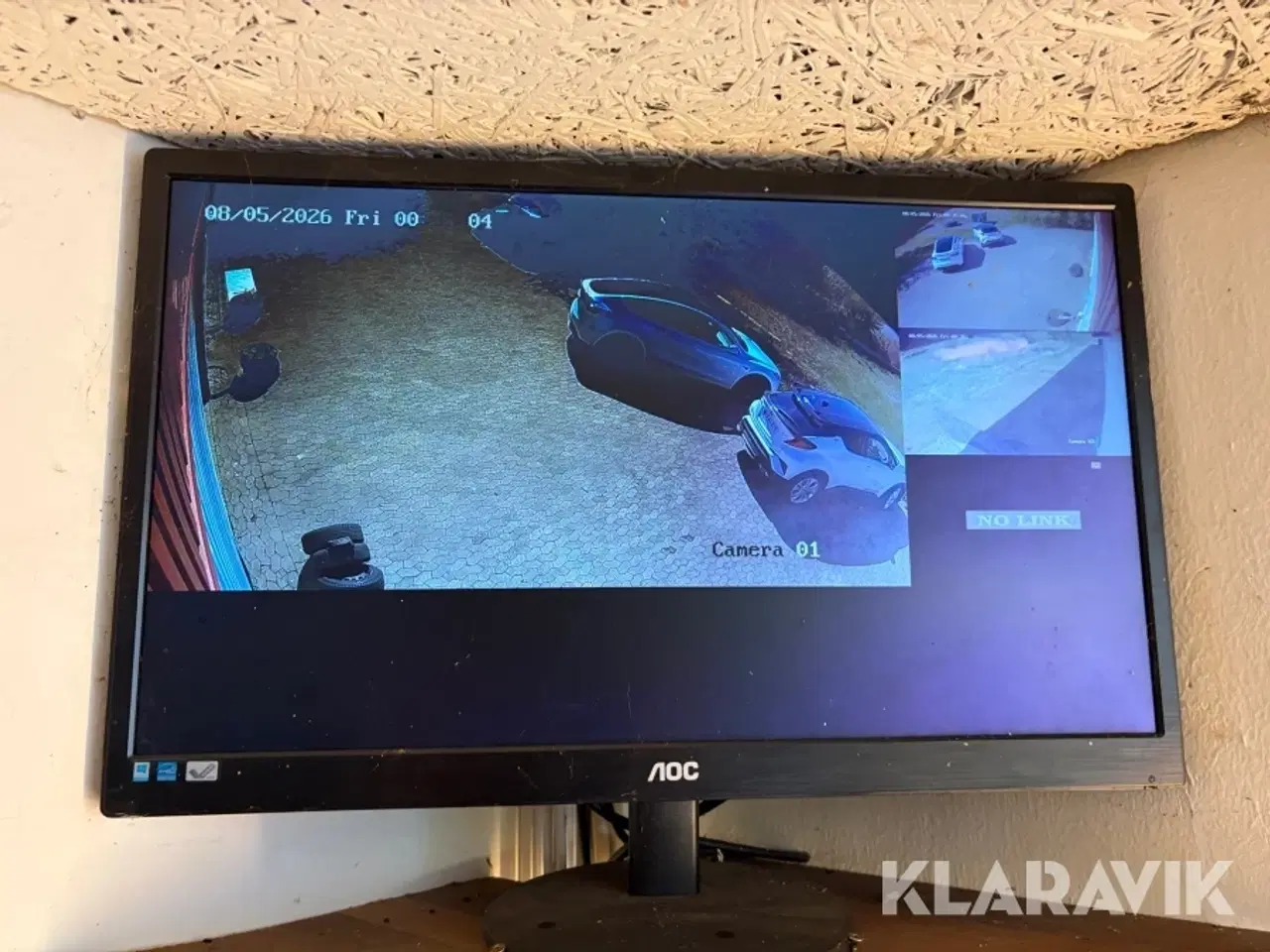 Billede 8 - Overvågningssystem CamVision 4 kamera med harddisk