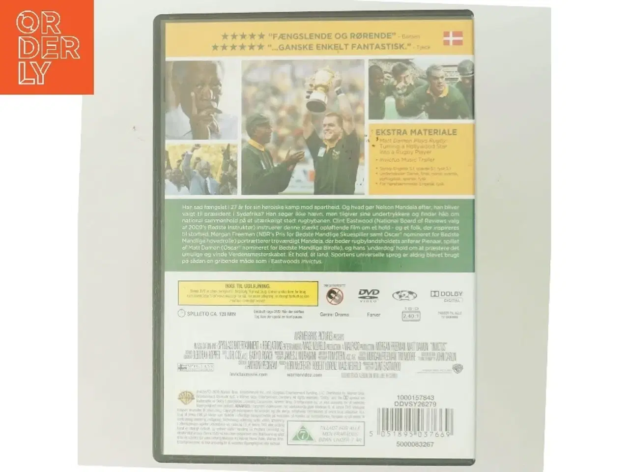Billede 3 - Invictus med Morgan Freeman (DVD)