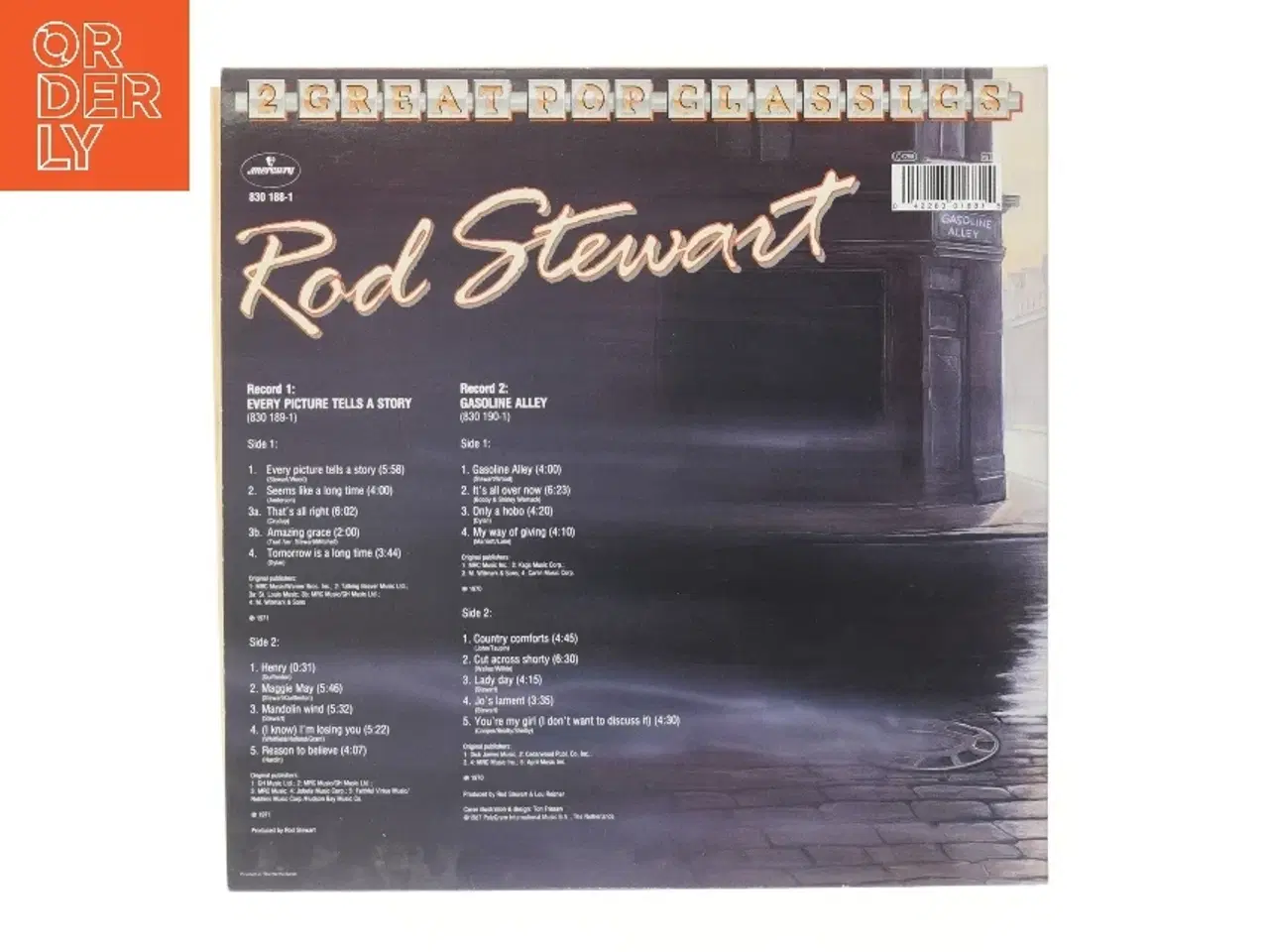 Billede 2 - Rod Stewart vinylalbum: Gasoline Alley og Every Picture Tells a Story