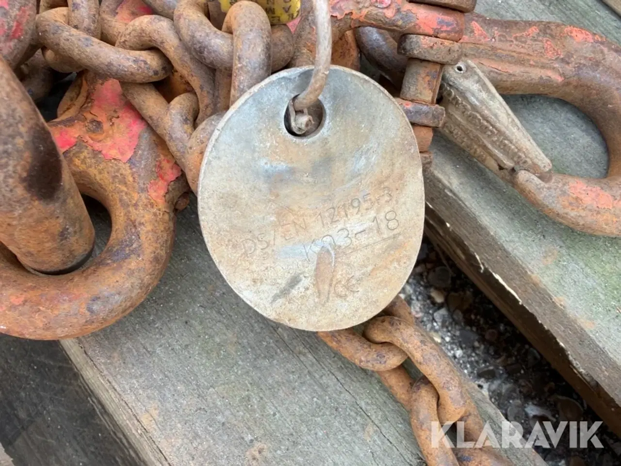 Billede 9 - Surringsskralder og kædeslængder samlet lot