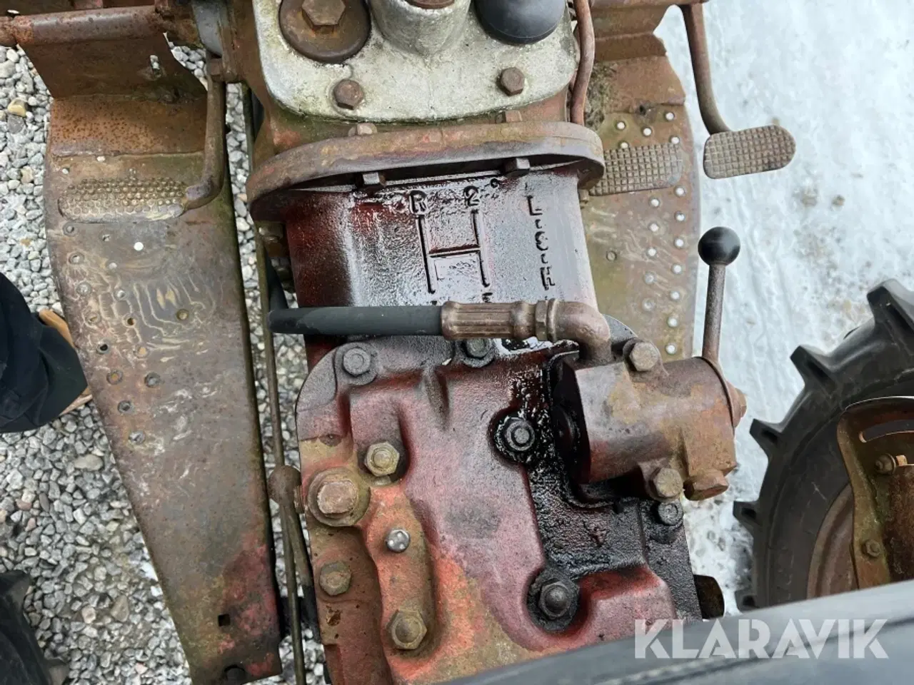 Billede 8 - Veterantraktor Massey Ferguson 35 med frontlæsser