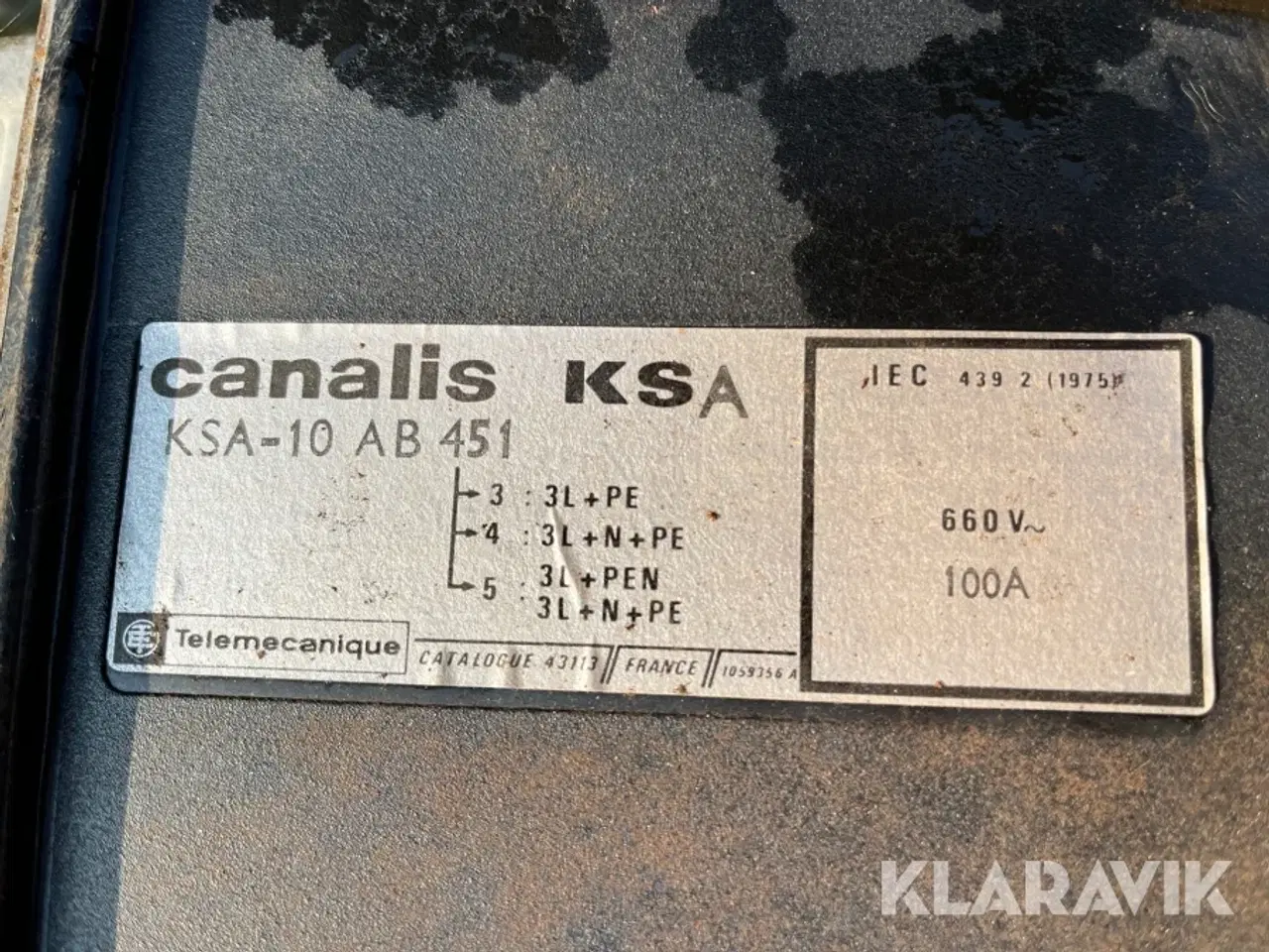 Billede 2 - Strømskinne Canalis Ksa