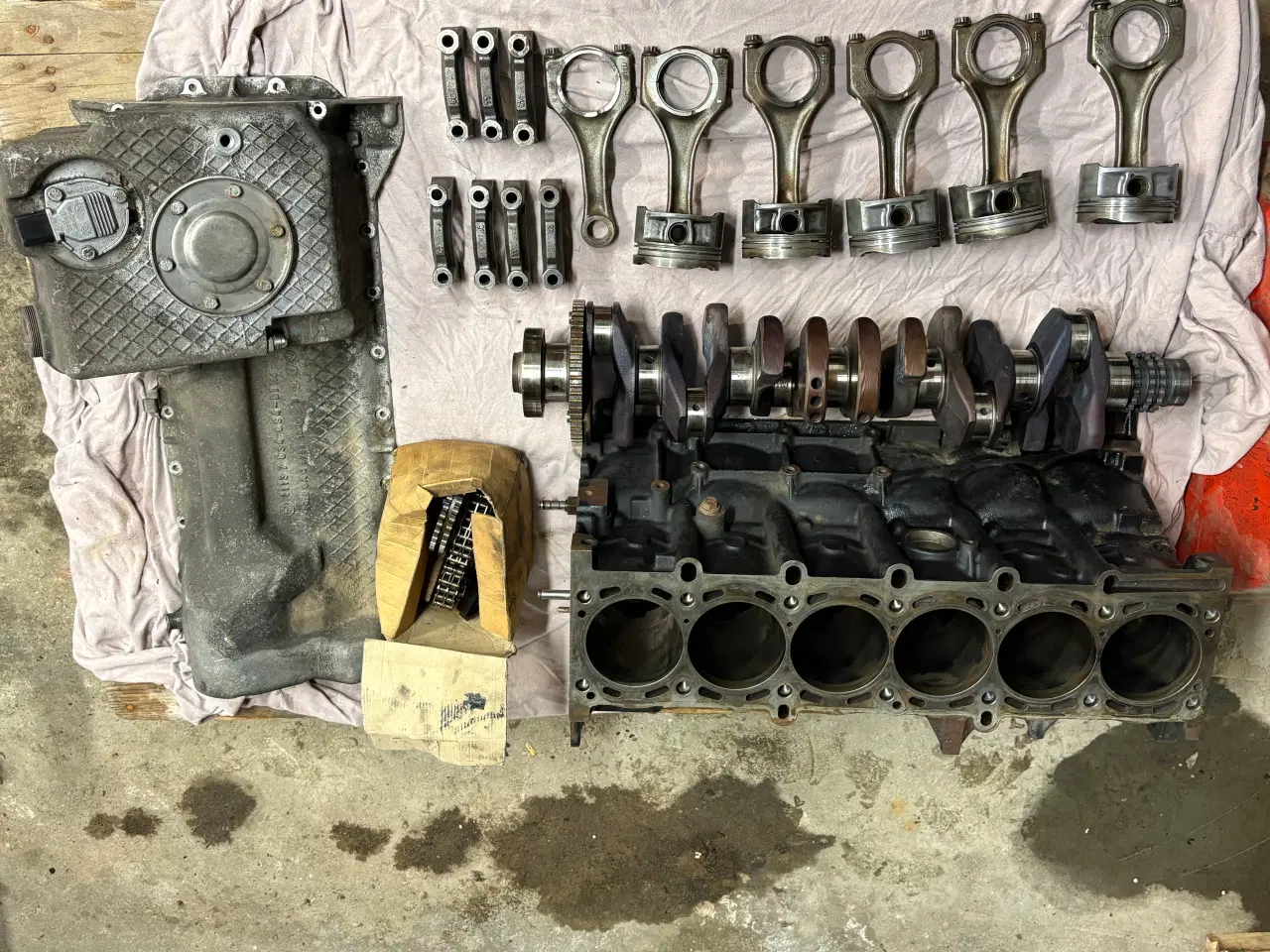 Billede 2 - BMW S54B32 motor 