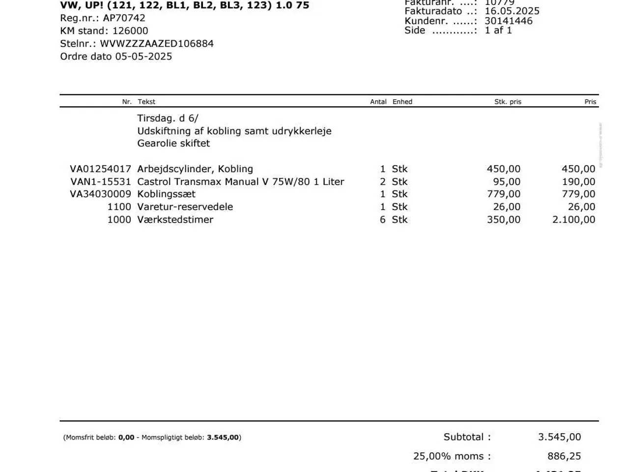 Billede 3 - Wv up hvid 