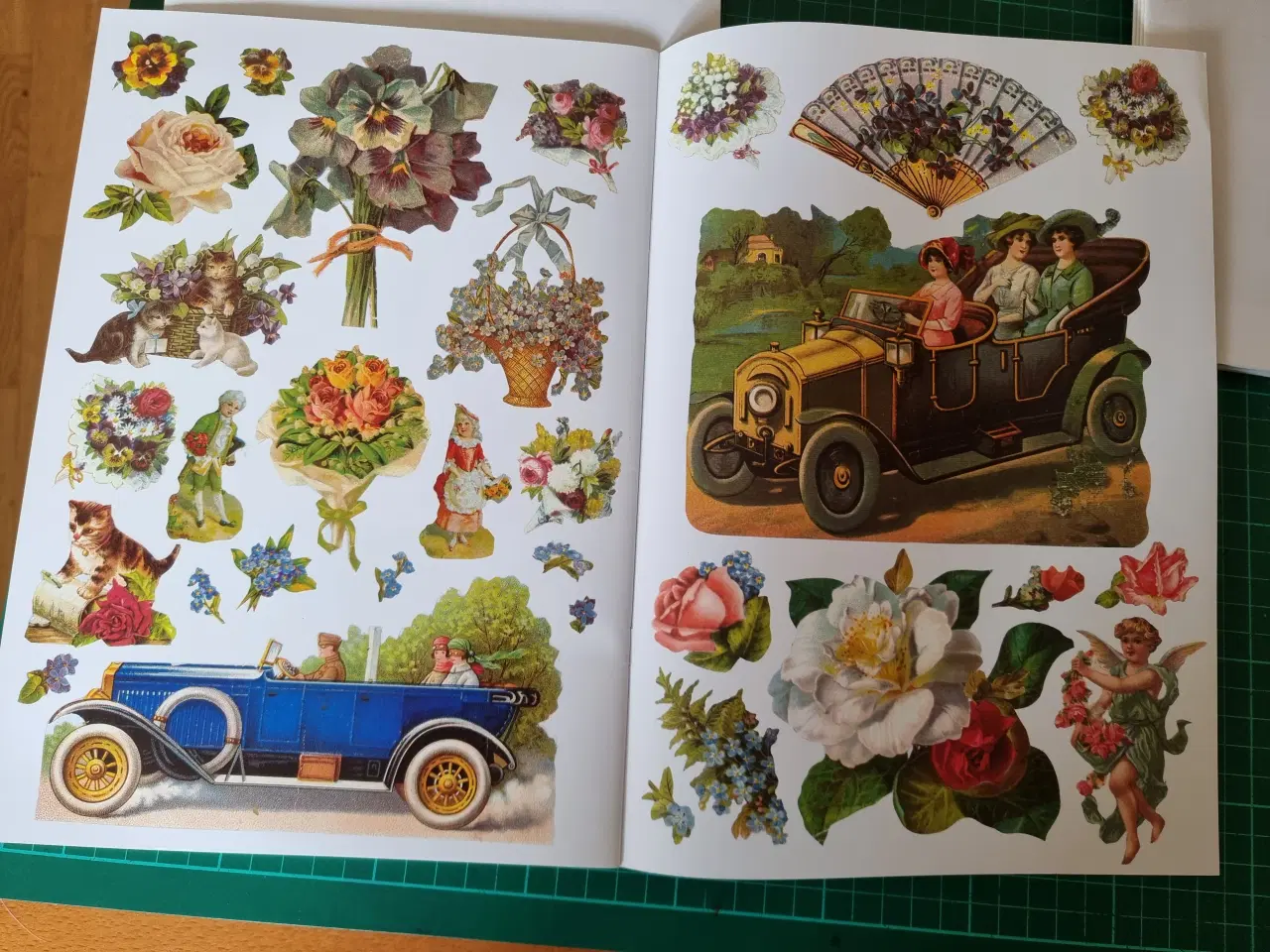 Billede 5 - Decoupage motiver Engle - Blomster