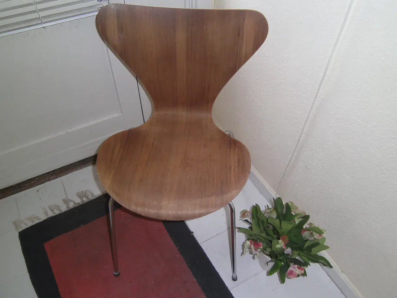 Billede 1 - 7èr stole teak træ ( 2 stk ) Design Arne Jacobsen