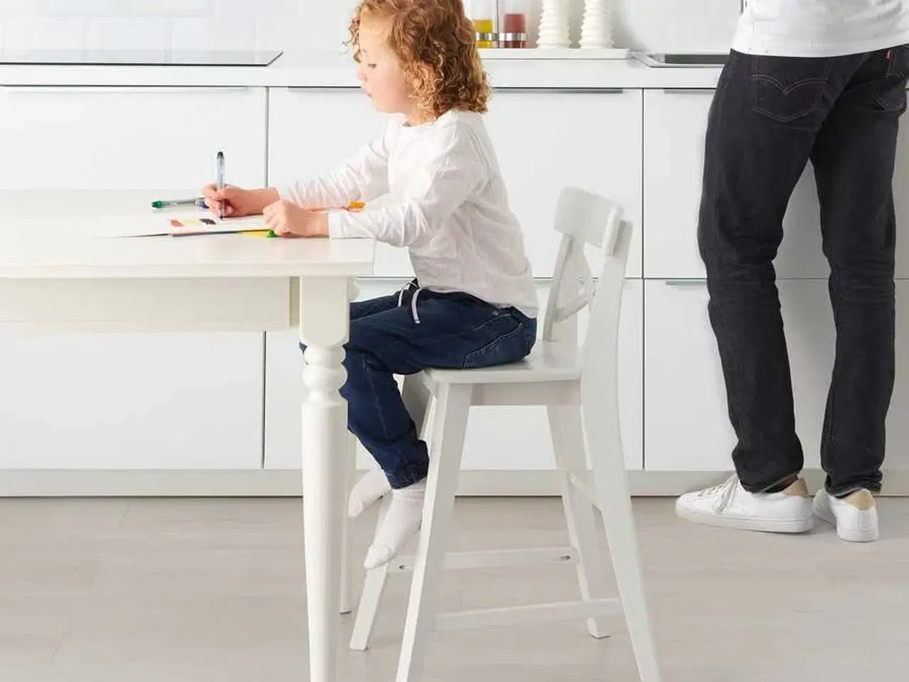 Billede 7 - 4 stk. IKEA INGOLF juniorstole 