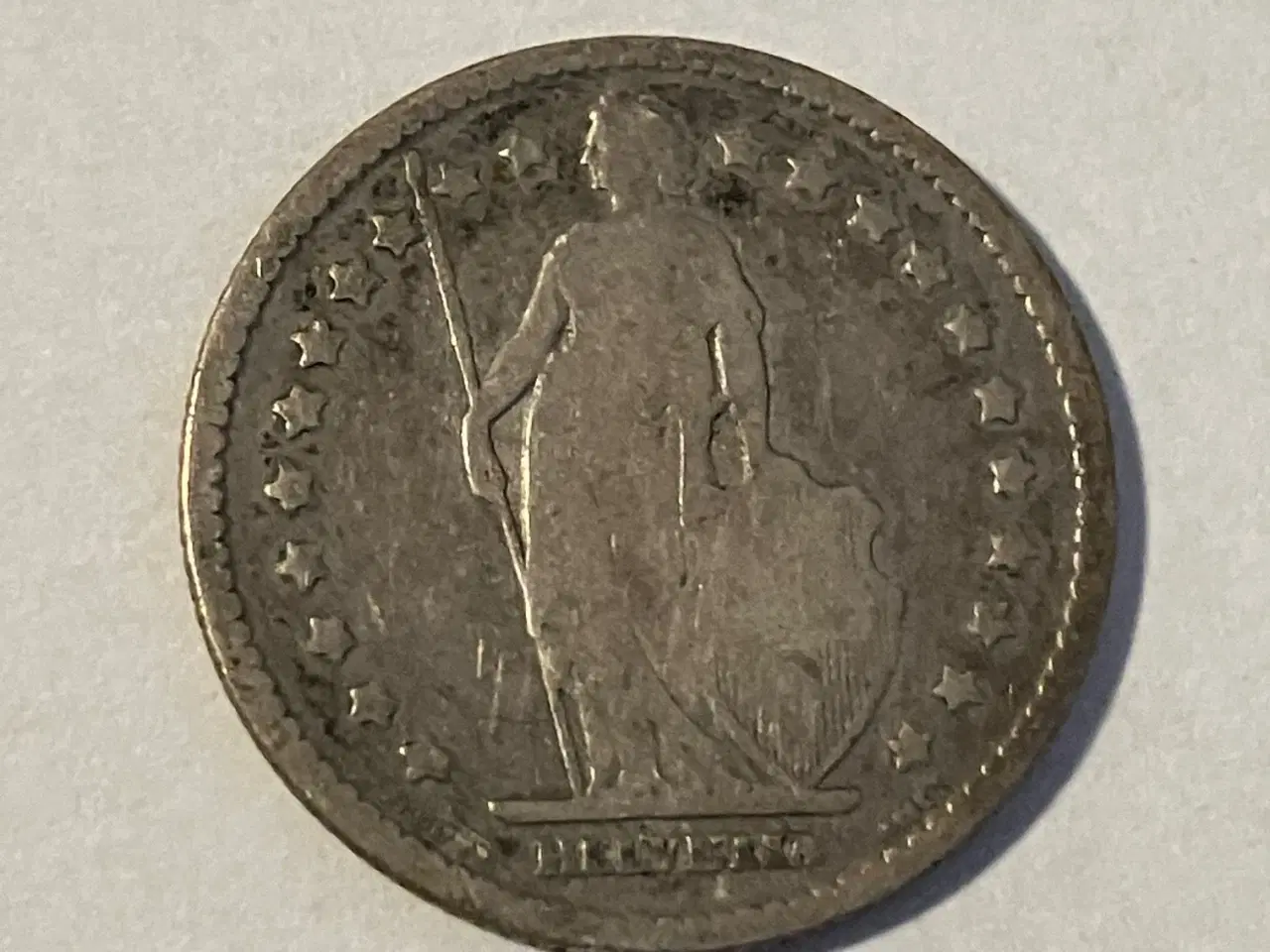 Billede 2 - 1 Franc Switzerland 1886