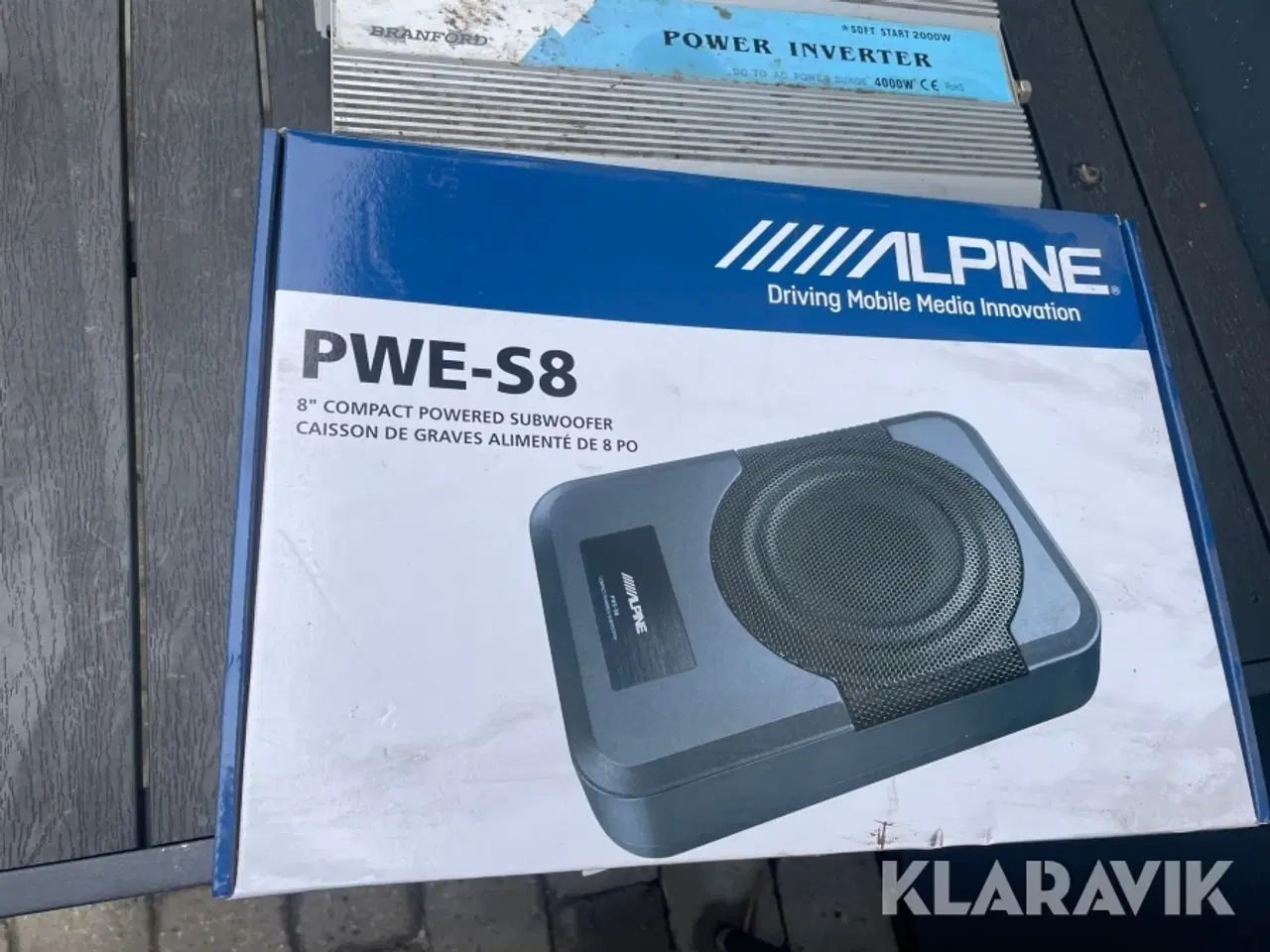 Billede 7 - Subwoofer - power inverter Alpine - Branford PWE-S8