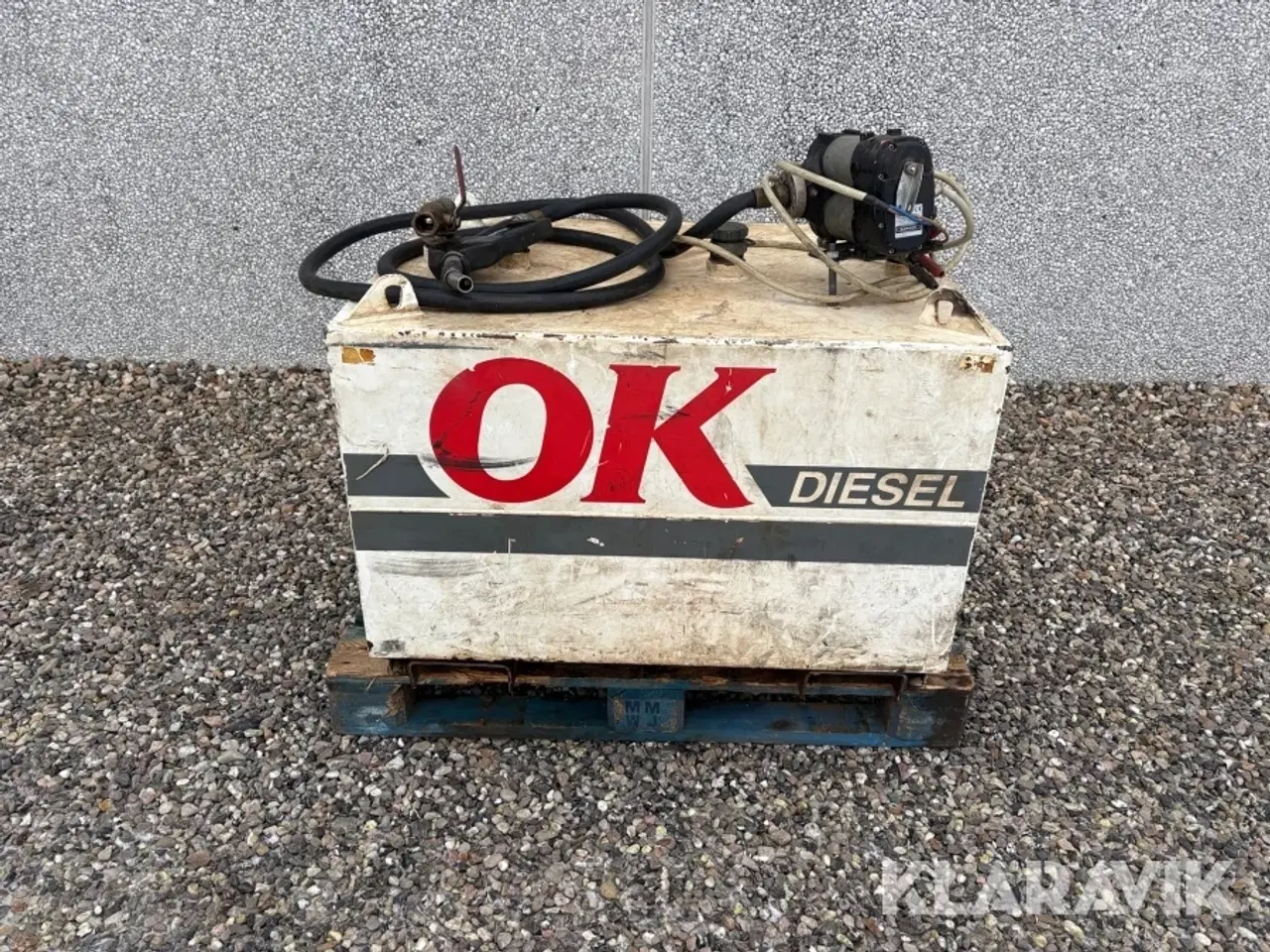 Billede 7 - Tank med dobbeltpumpe Thyholm Olieservice 450L