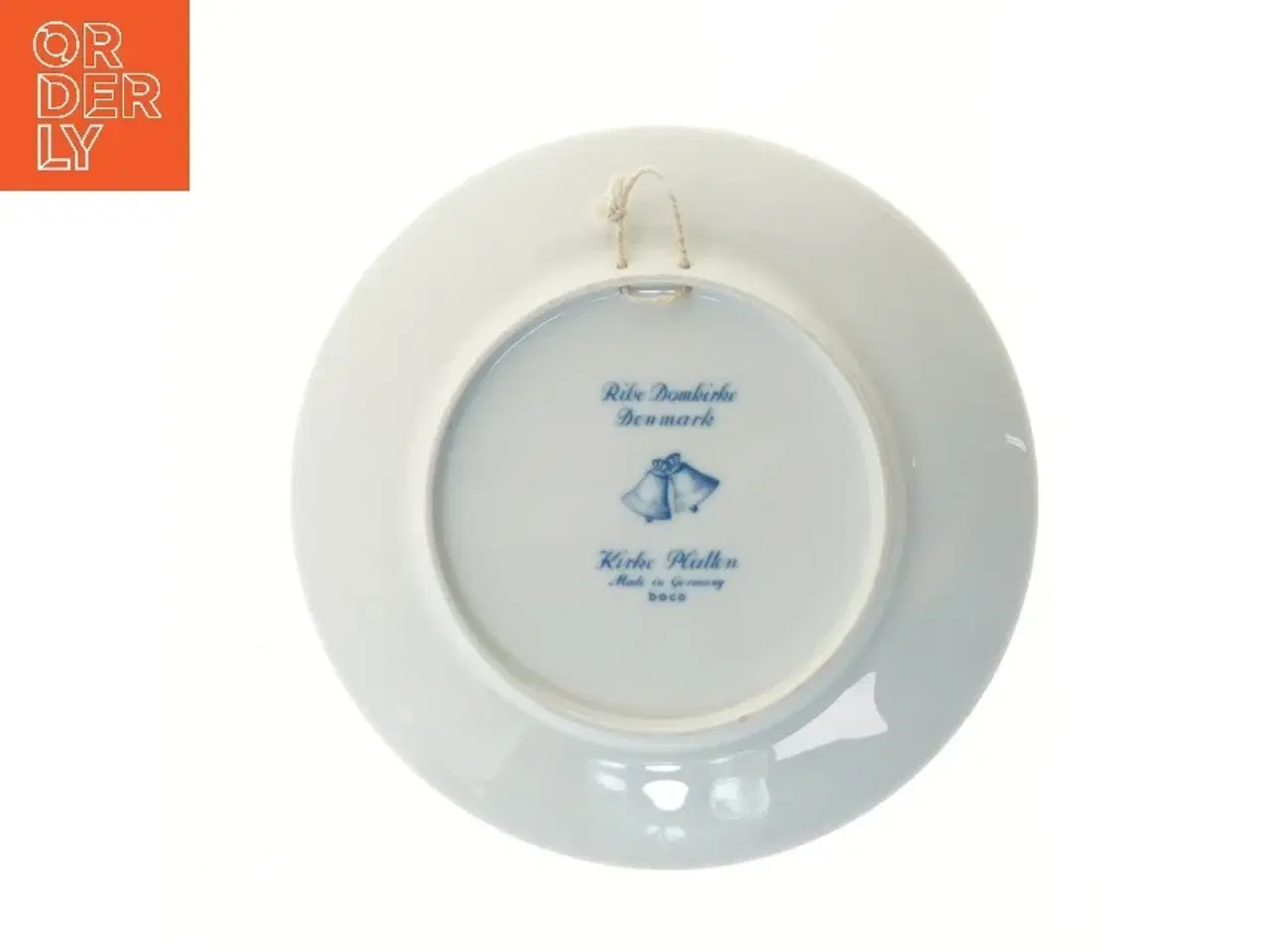 Billede 2 - Juleplatte med Ribe Domkirke, Julen 1969 fra baco (str. Ø 20 cm)