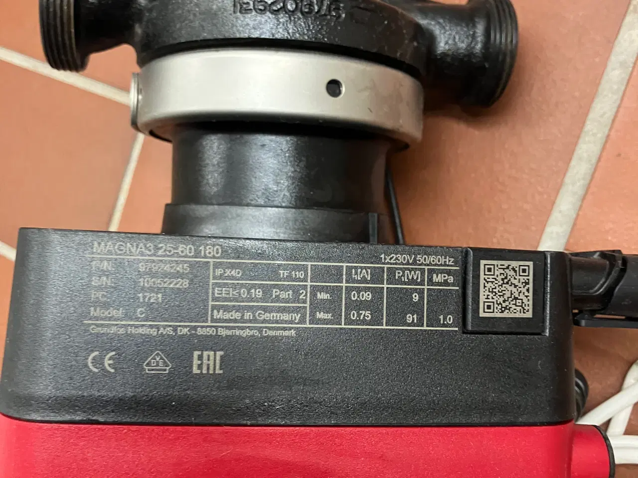 Billede 9 - Grundfos Magna3 25-60 cirkulationspumpe 180 mm, va