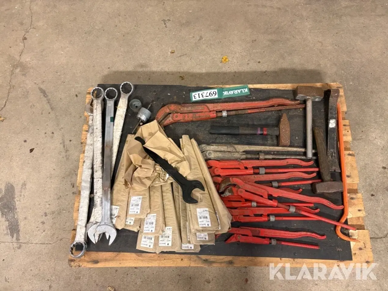 Billede 1 - Rørtænger + fastnøgler