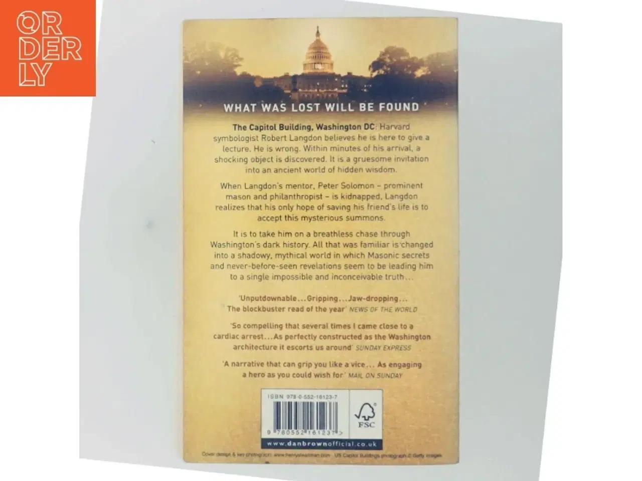 Billede 3 - The Lost Symbol af Dan Brown (Bog)