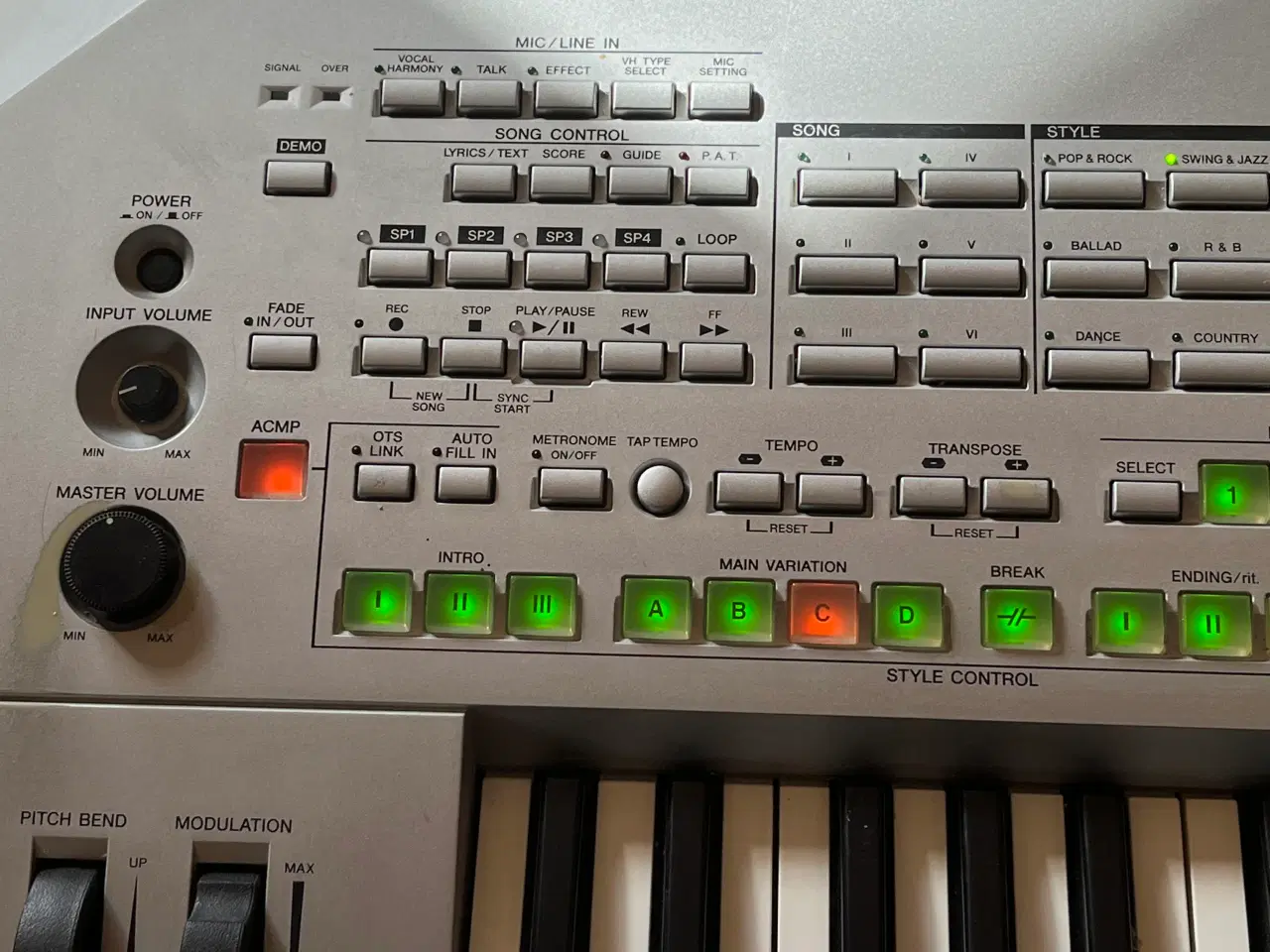 Billede 4 - Yamaha Tyros 2 keyboard 