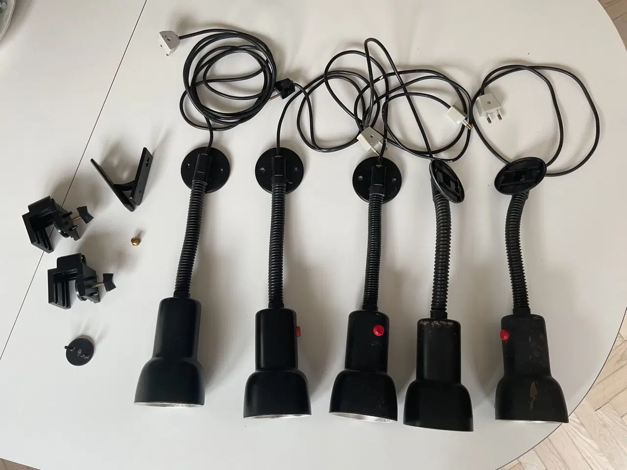 Billede 1 - Sort Louis lampe 5 stk