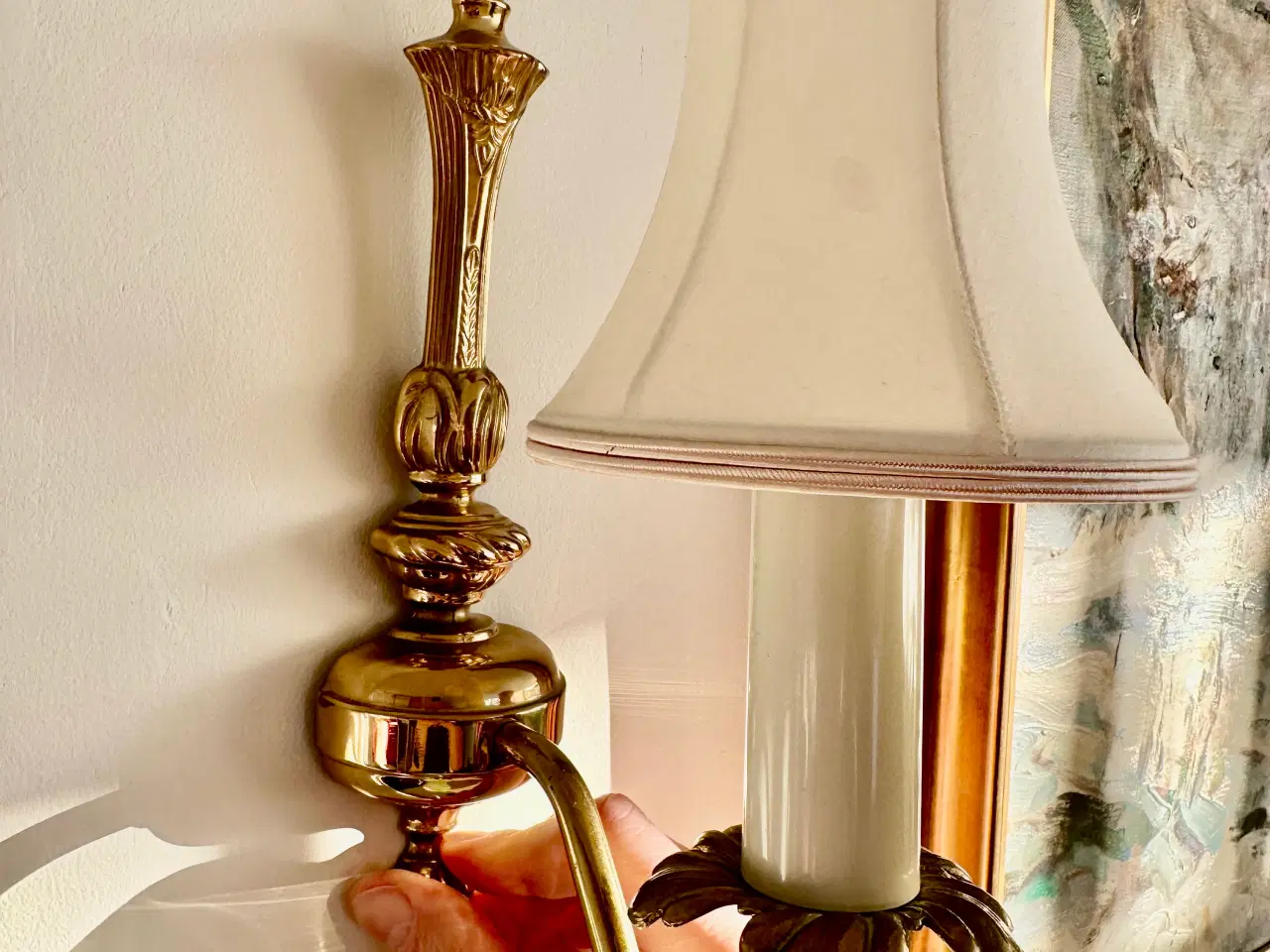 Billede 3 - To vintage væglamper sælges 