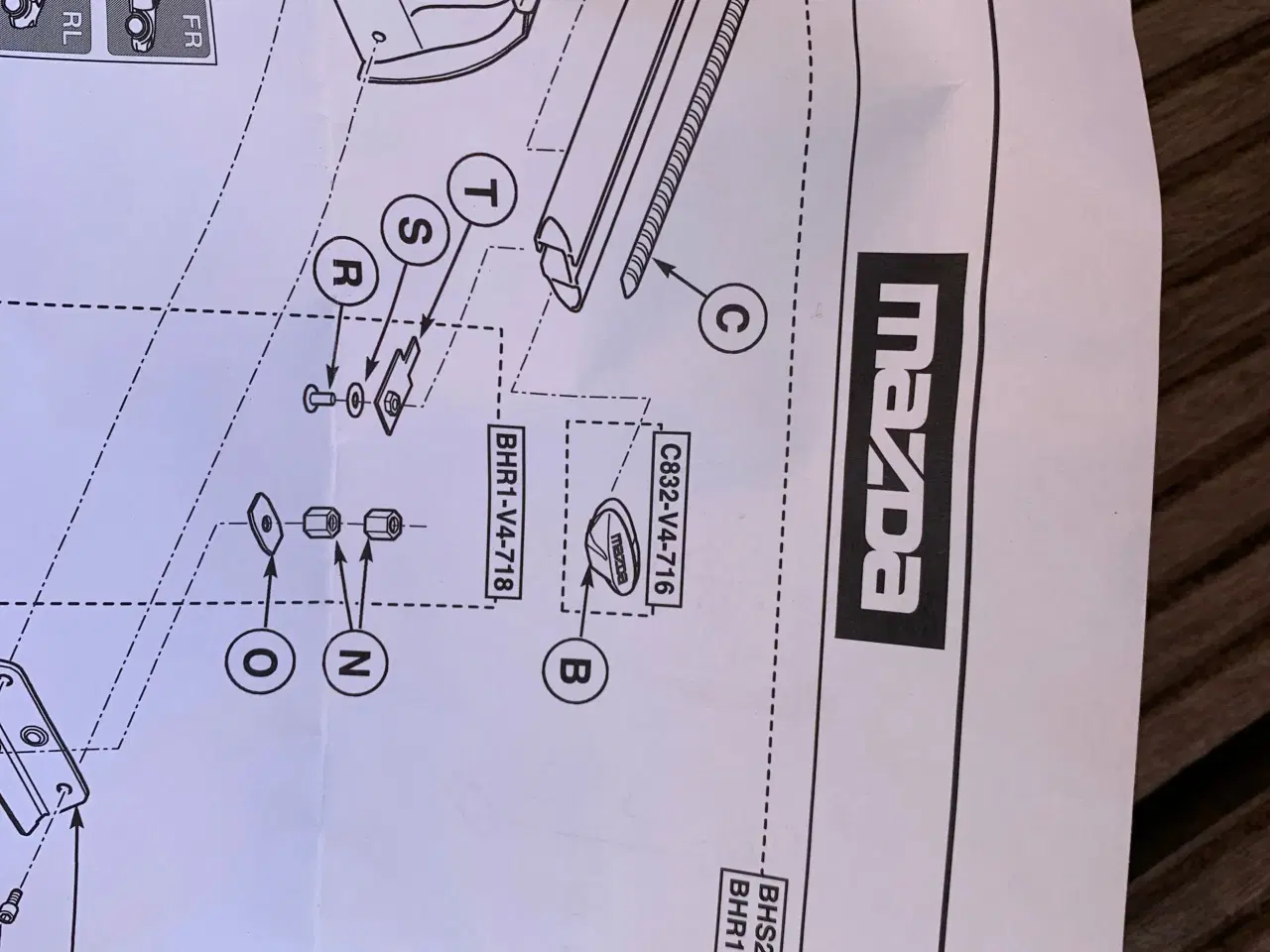 Billede 3 - Tagbøjlesæt til Mazda 3 Sky Active