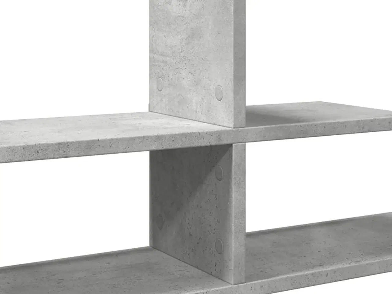 Billede 7 - Væghylde 124,5x18x60,5 cm konstrueret træ betongrå