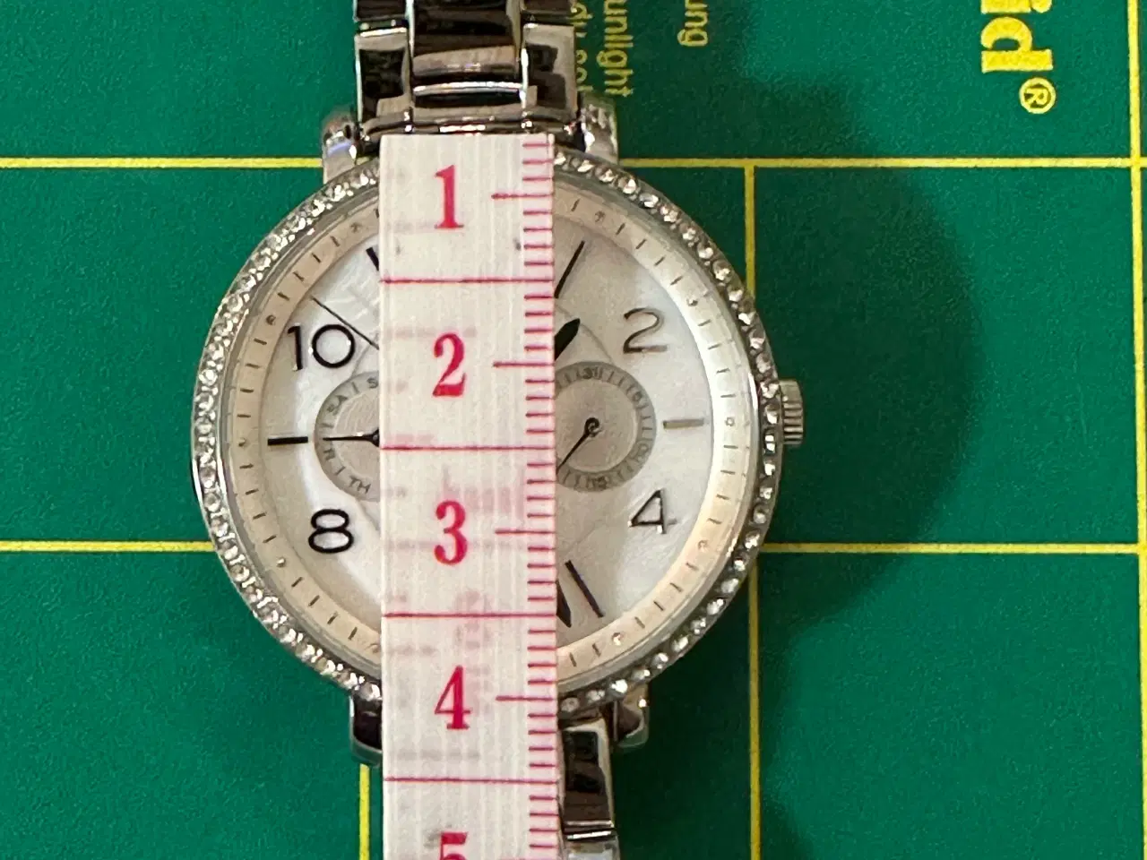 Billede 2 - Fossil ur i silver