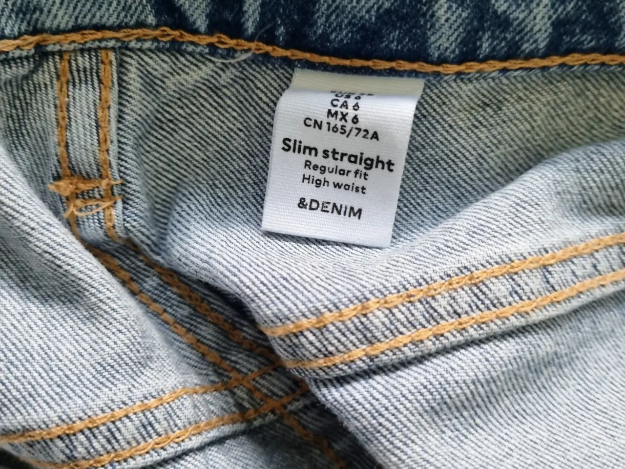 Billede 5 - 2 par jeans, high waist str 38 og str 40