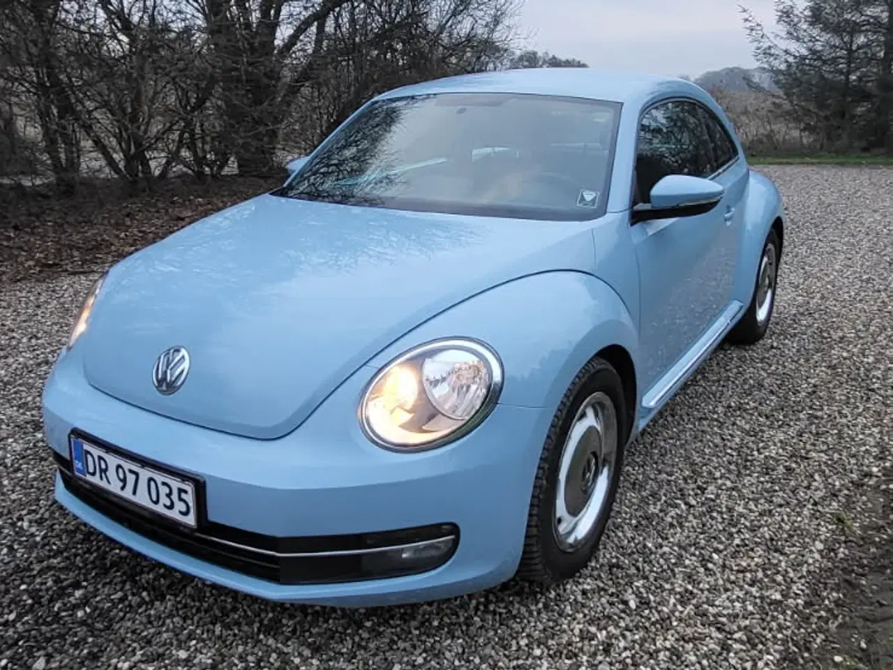 Billede 4 - Rigtig fin lyseblå velkørende vw Beetle