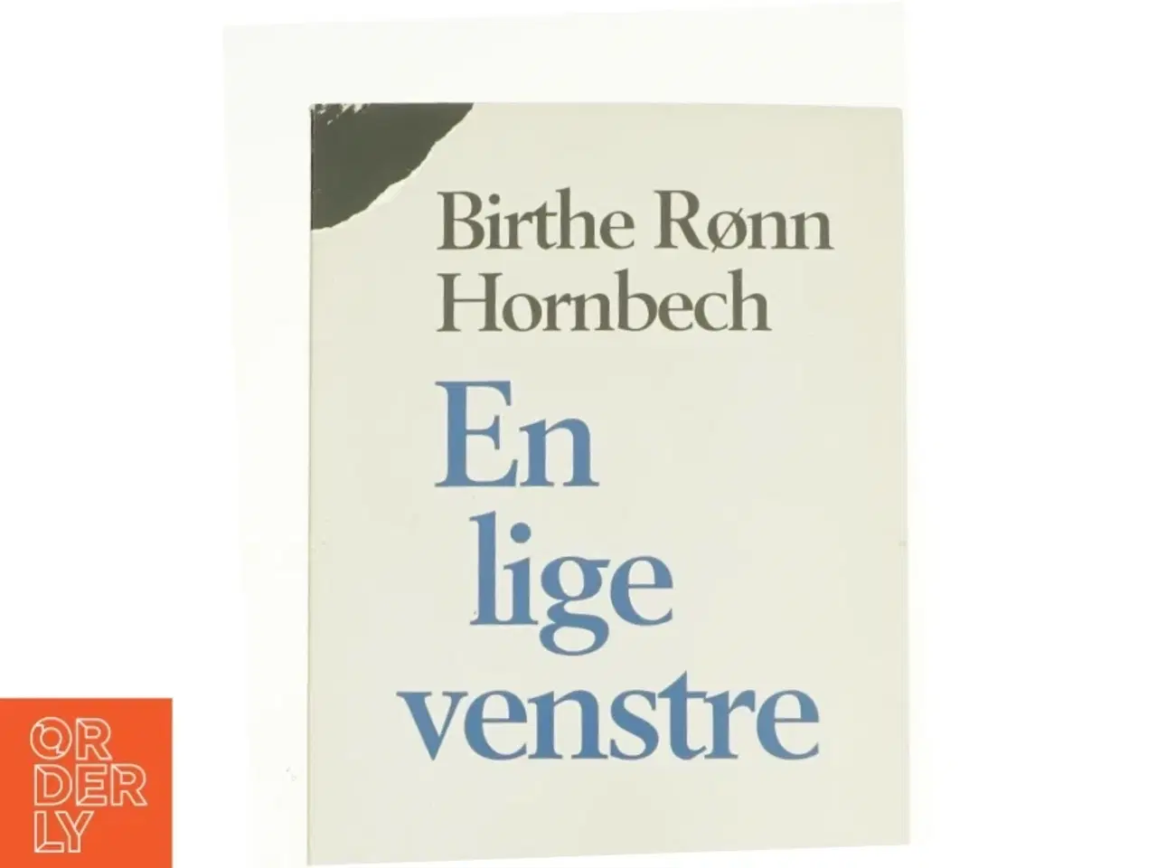 Billede 1 - En lige venstre af Birthe Rønn Hornbech (Bog)