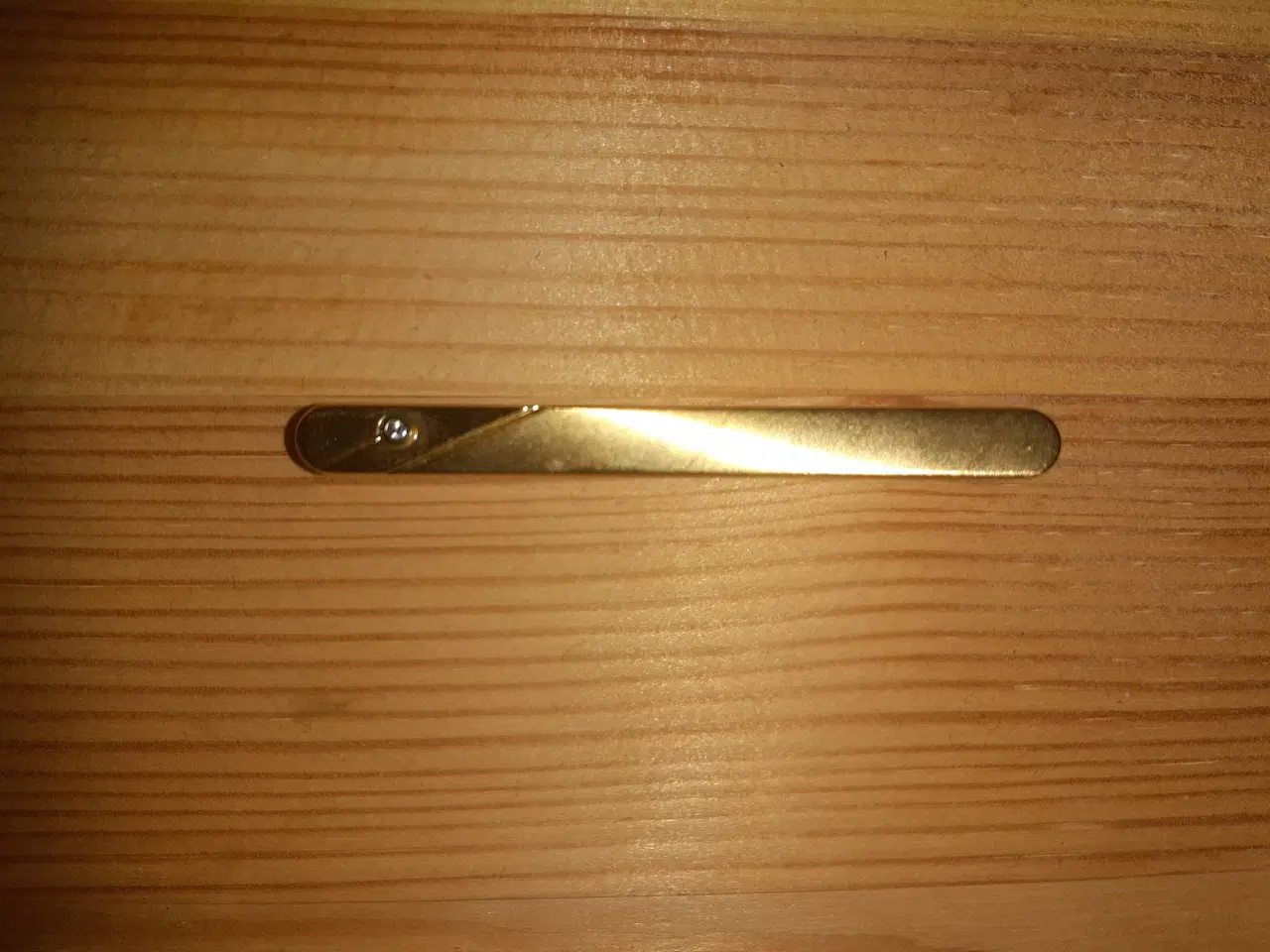 Billede 2 - Ankerkæde kraftig 8K guldbelagt og slipsenål.