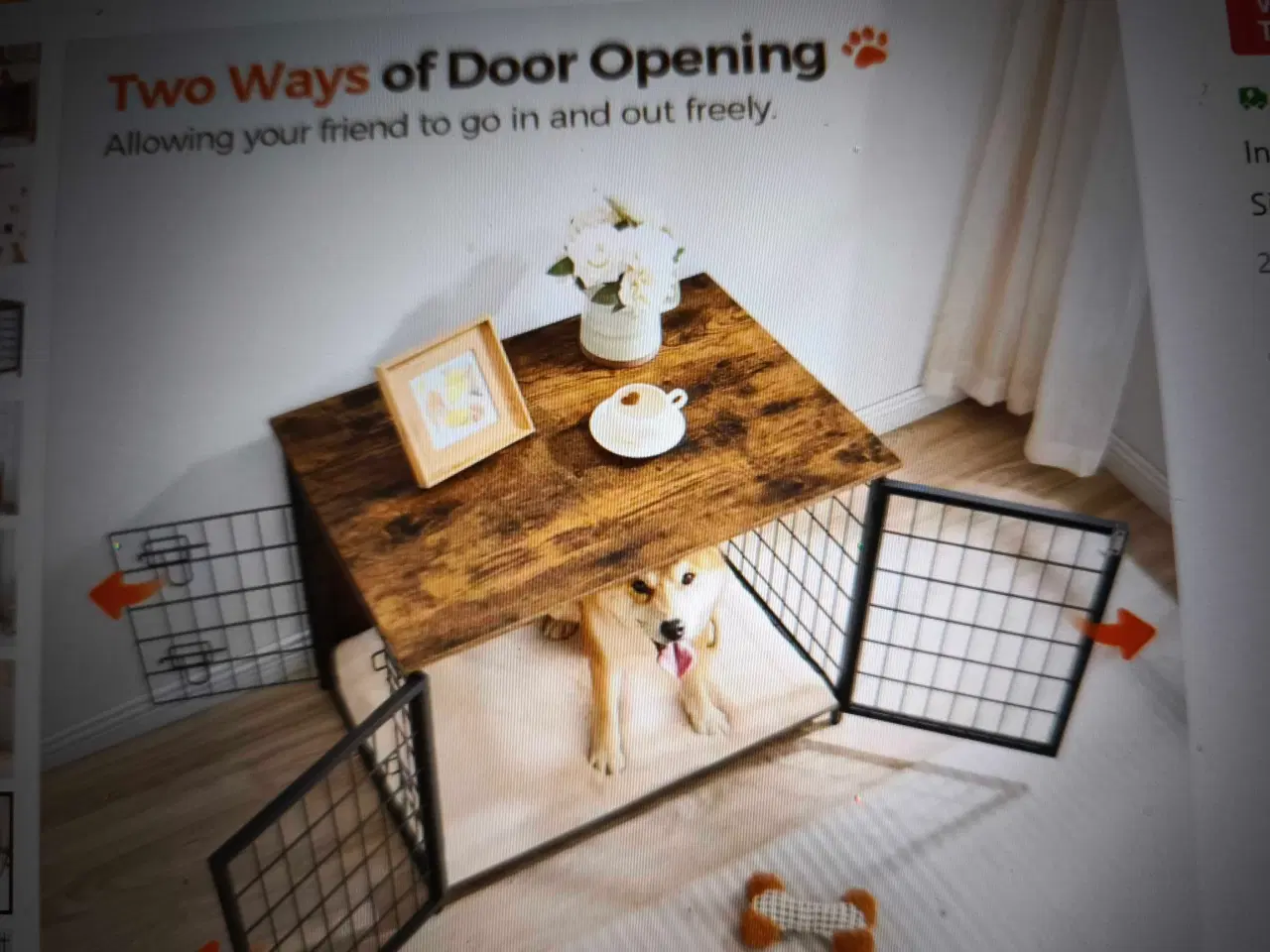 Billede 2 - Hundebur kvalitet til indendørsbrug