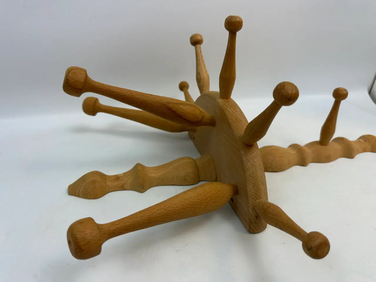 Billede 1 - Retro knage i lyst træ