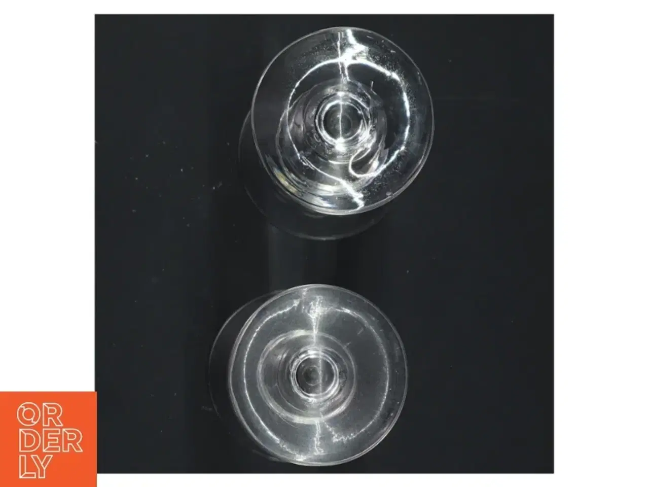 Billede 2 - 2 vinglas glas (str. 11,5x6 cm)