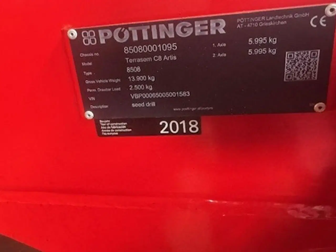 Billede 7 - Pöttinger Terrasem C8 sælges for kunde